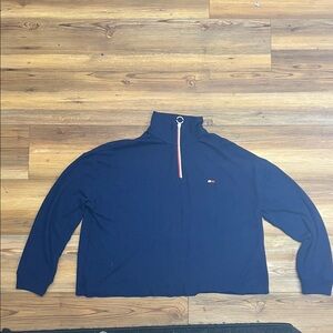 Tommy Hilfiger Navy Half-Zip Sweater